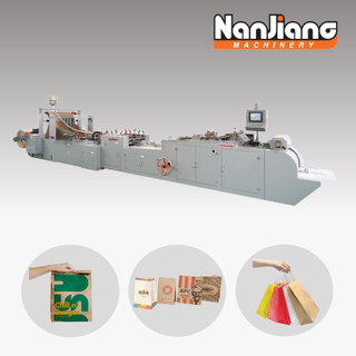 HD-430 Máquina para fabricar bolsas de papel con fondo cuadrado y alimentación por rollo