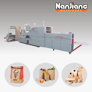 HD-260 Roll Fed SOS Máquina para fabricar bolsas de papel de fondo cuadrado